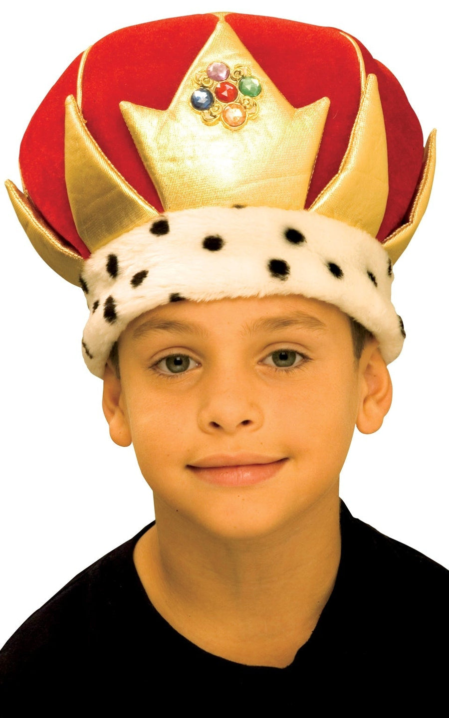 Kings Crown Child Soft Gold Red_1