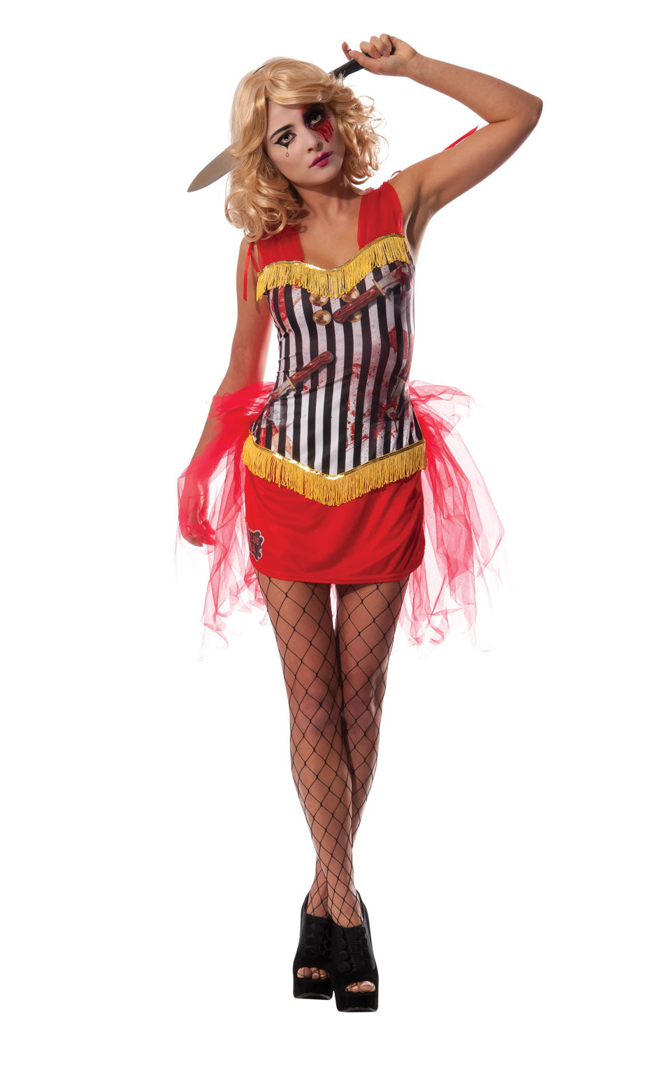 Knife Throwers Assistant Costume Womens Circus Performer_1