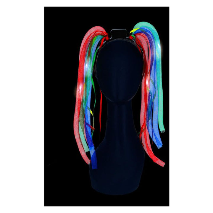 LED Light Up Rainbow Spaghetti Headband Child_1
