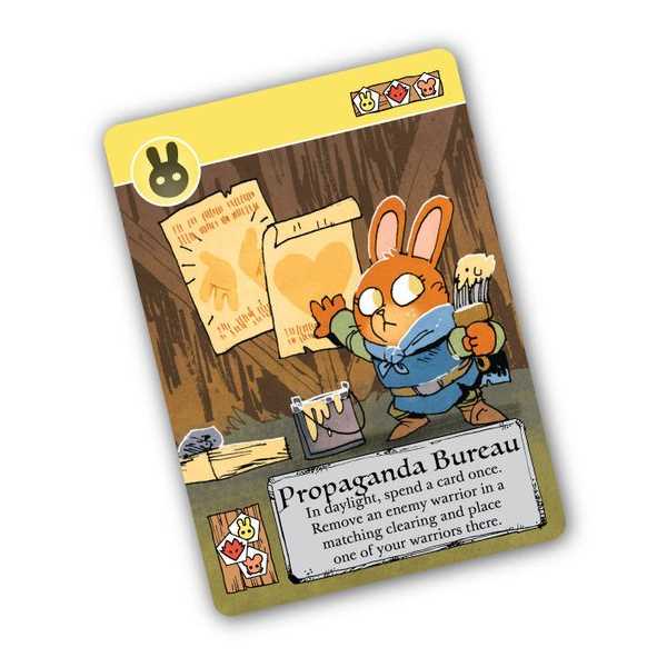 Root the Exiles and Partisans Deck Board Game by Leder Games 2