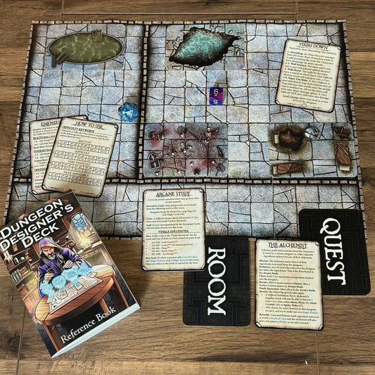 Dungeon Designers Deck Roleplaying Game by Loke Battlemats 2