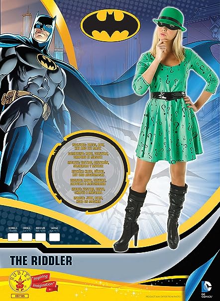 Ladies Riddler Costume Batman Movie DC Classic_2
