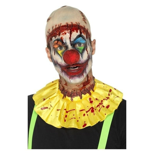 Latex Creepy Clown Instant Kit Adult Yellow 2