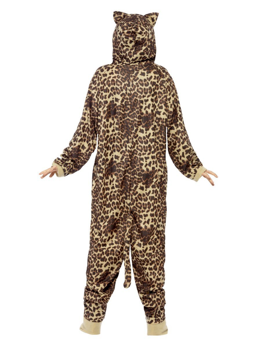Leopard Costume Adult Brown Onesie_4