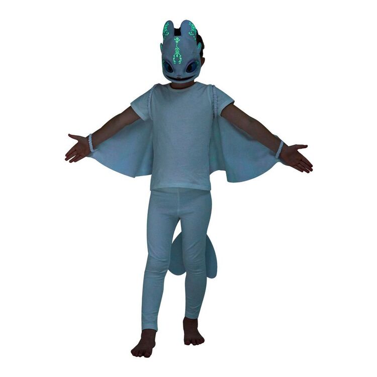 Light Fury Glow In The Dark Wings and Mask Set 4