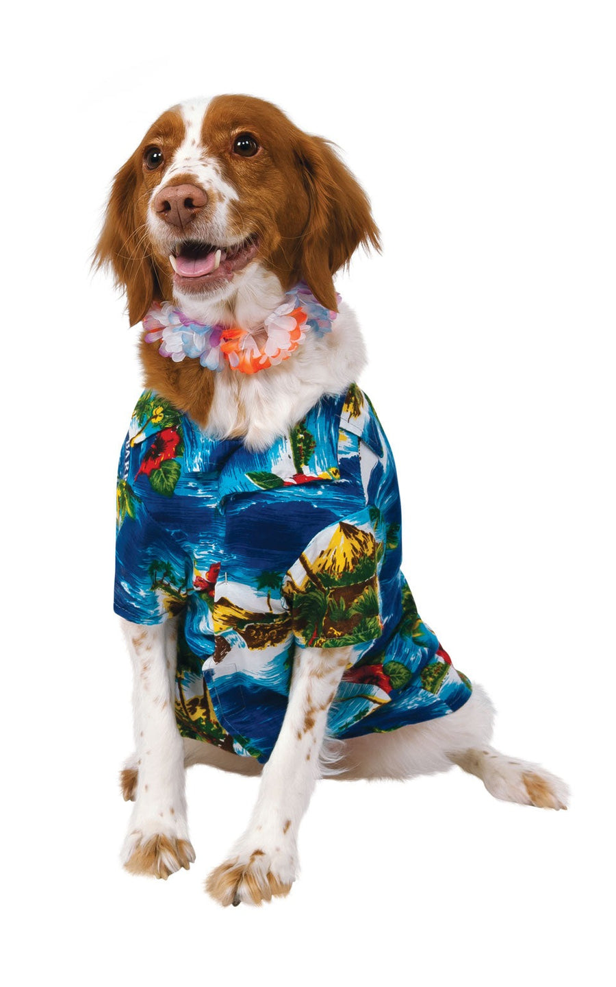 Luau Pet Dog Costume Hawaiian shirt_1