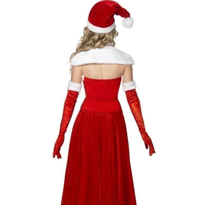 Luxury Miss Santa Costume Adult Red White_2