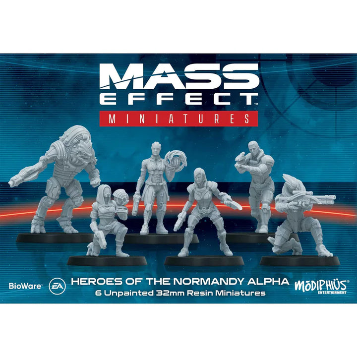 Mass Effect Heroes of the Normandy Alpha Resin Collectors Miniatures Set