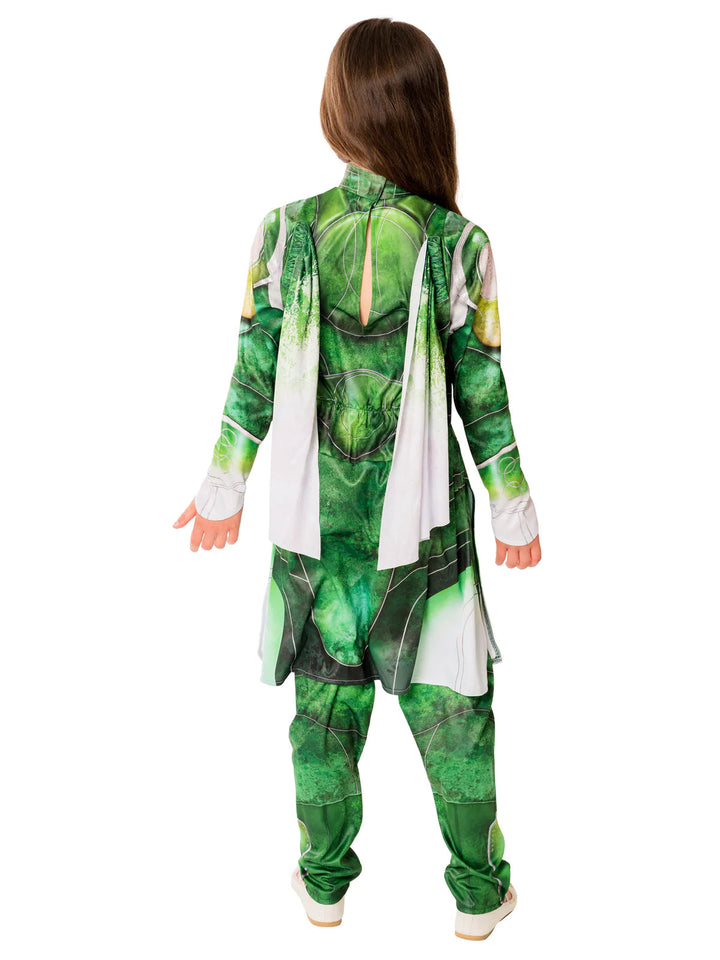 Marvel Eternals Girls Sersi Costume Green Dress_4