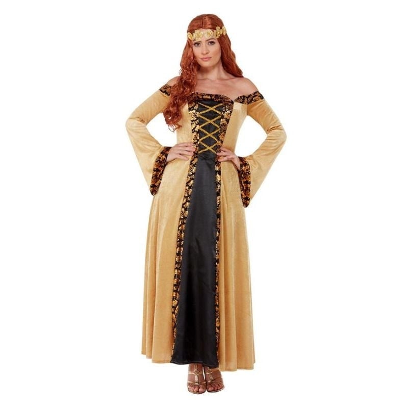 Medieval Countess Costume Gold Ladies Sansa Stark_1