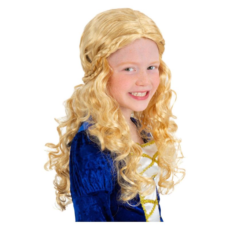 Medieval Princess Wig Blonde Child_1