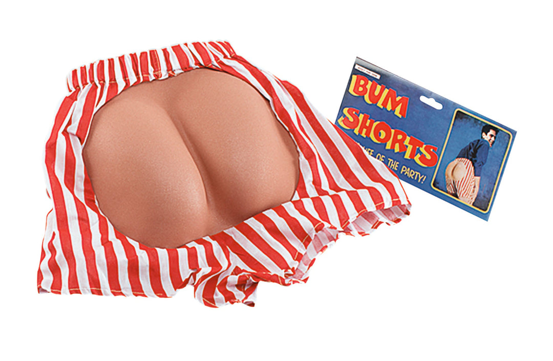 Mens Bum Shorts Red Saucy Goods Male Halloween Costume_1