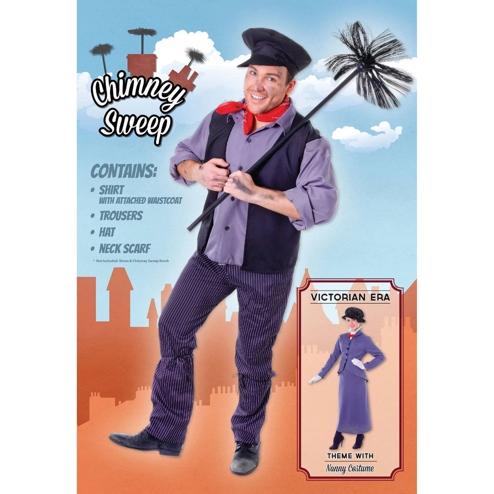 Size Chart Mens Chimney Sweep Costume
