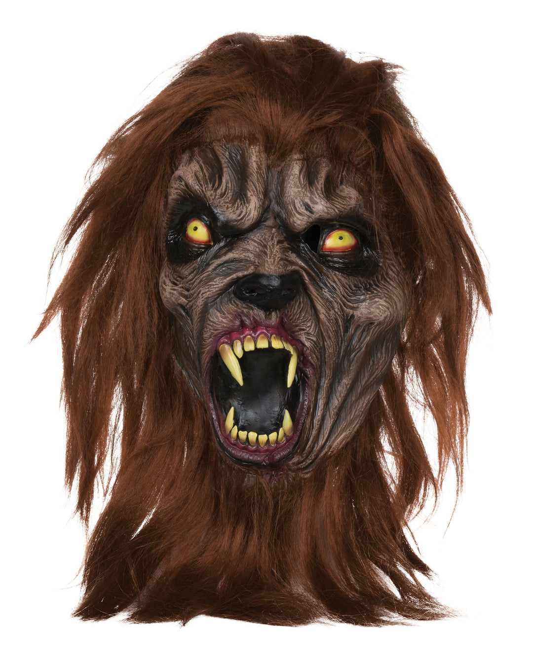 Mens Dark Beast Mask Rubber Masks Male Halloween Costume_1