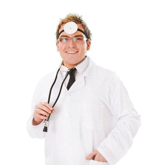 Mens Doctor Coat Adult Costume Male Halloween 2