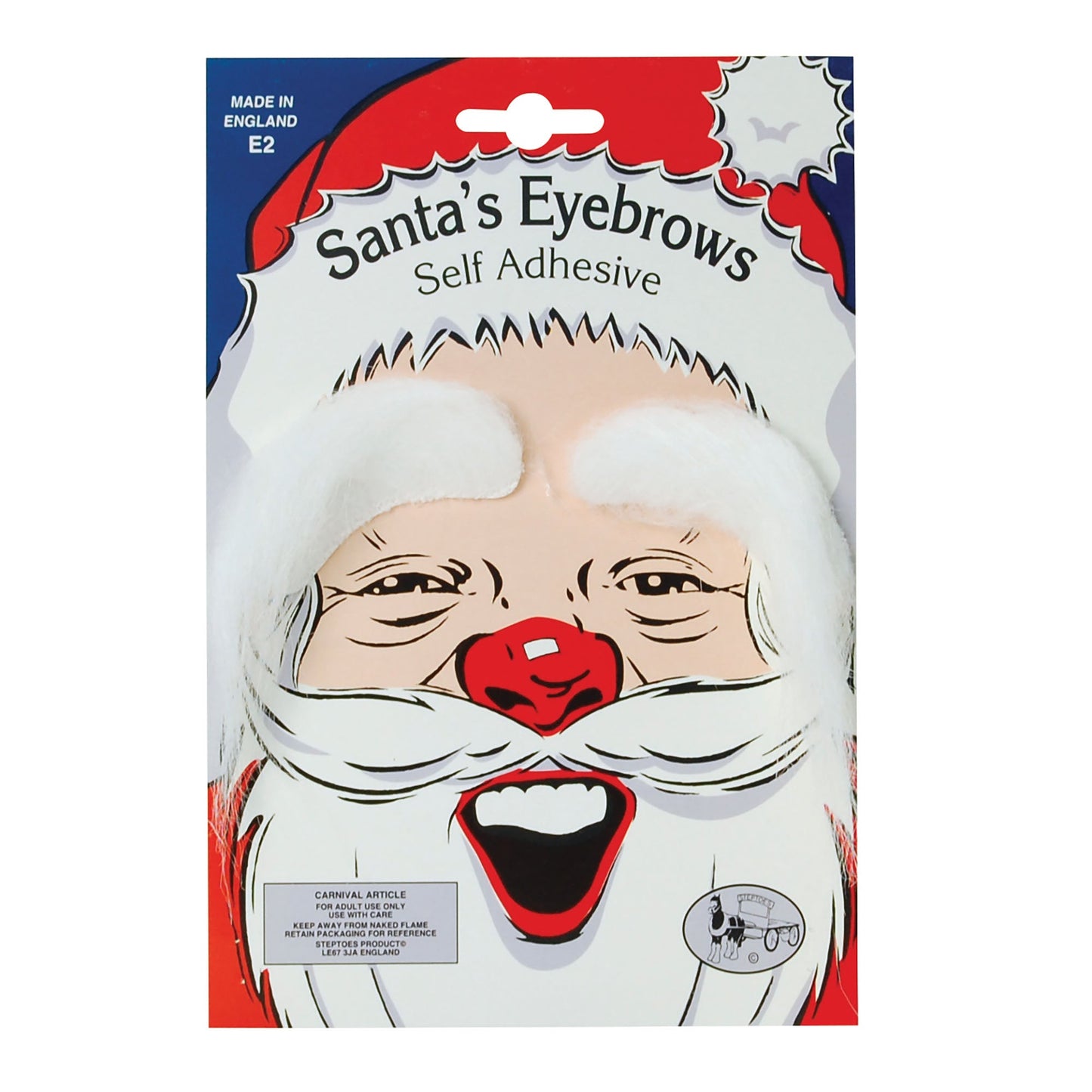 Mens Eyebrows White Moustaches and Beards Male Halloween Costume 1