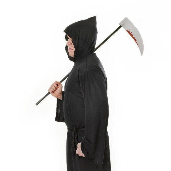 Size Chart Mens Horror Robe Black Adult Costume Male Halloween