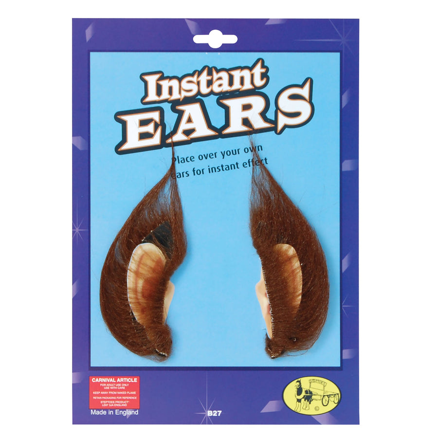 Mens Instant Ears & Brown Hair Miscellaneous Disguises Male Halloween Costume_1