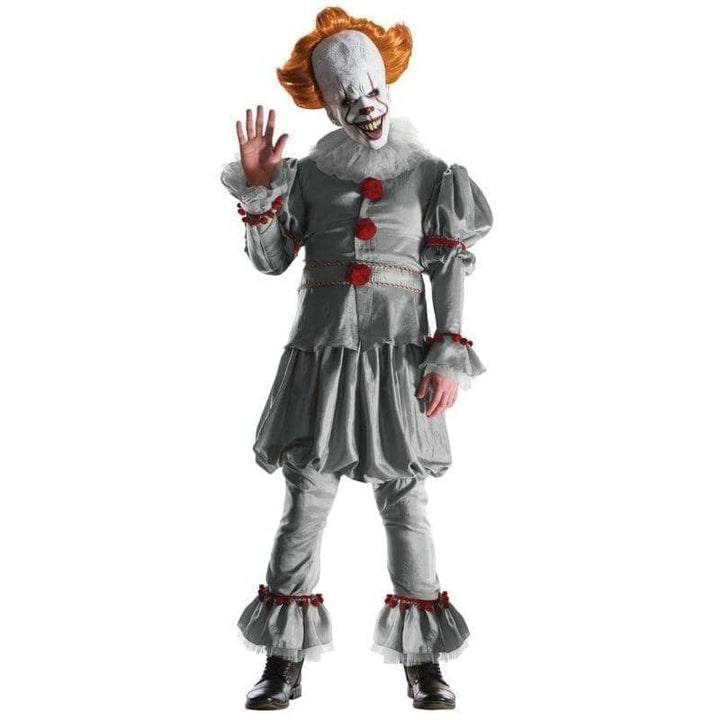 Mens Pennywise IT Clown Grand Heritage Costume_1