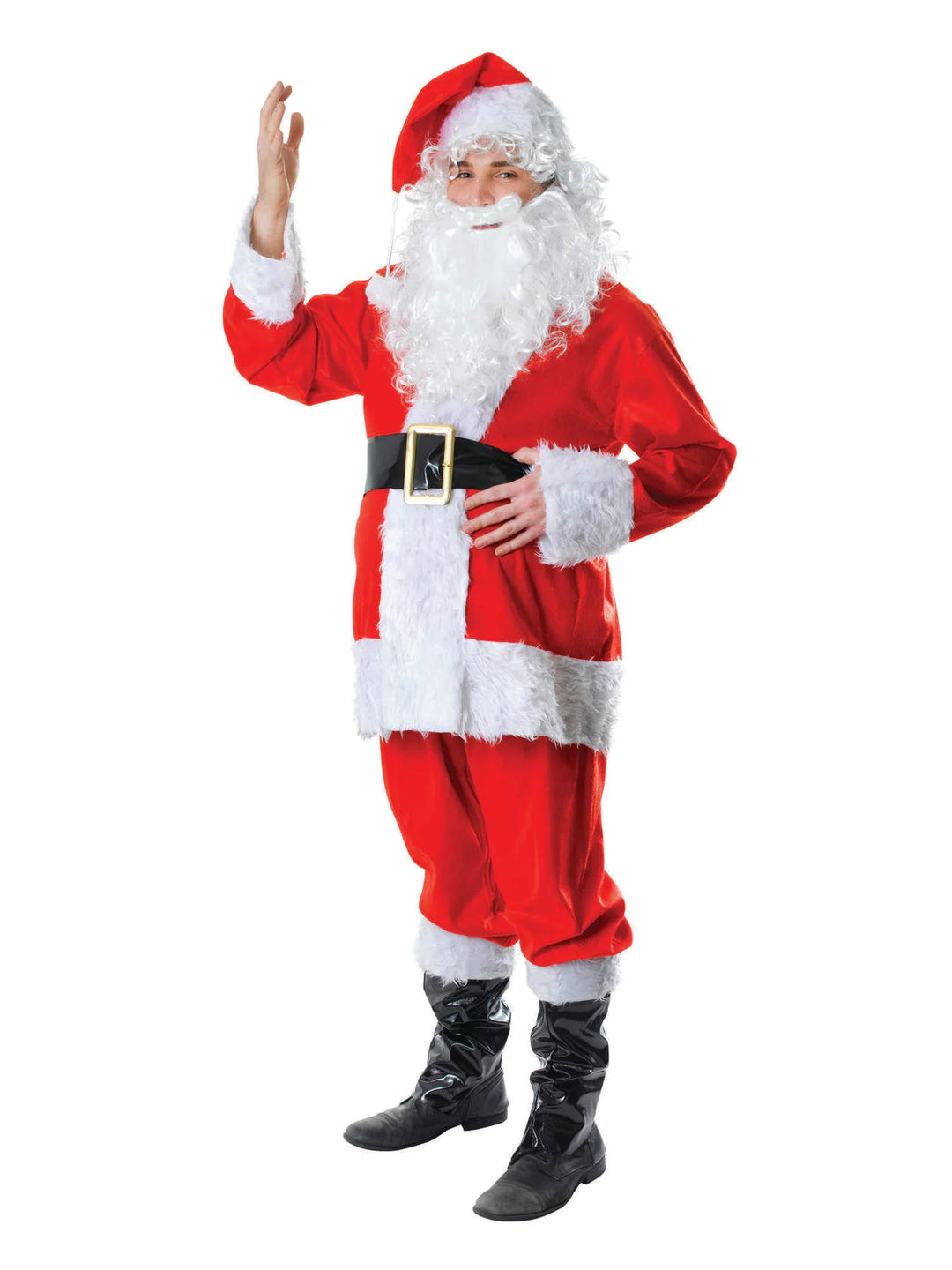 Mens Santa Costume Fur_5