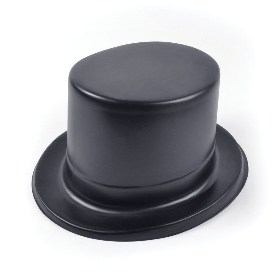 Mens Toppers Black Plastic Hats Male Dozen Halloween Costume_1