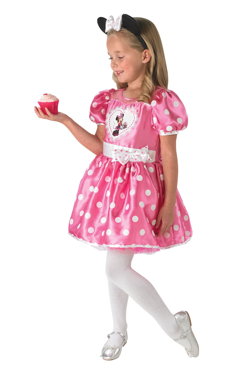 Size Chart Minnie Mouse Pink Cupcake - Childrens