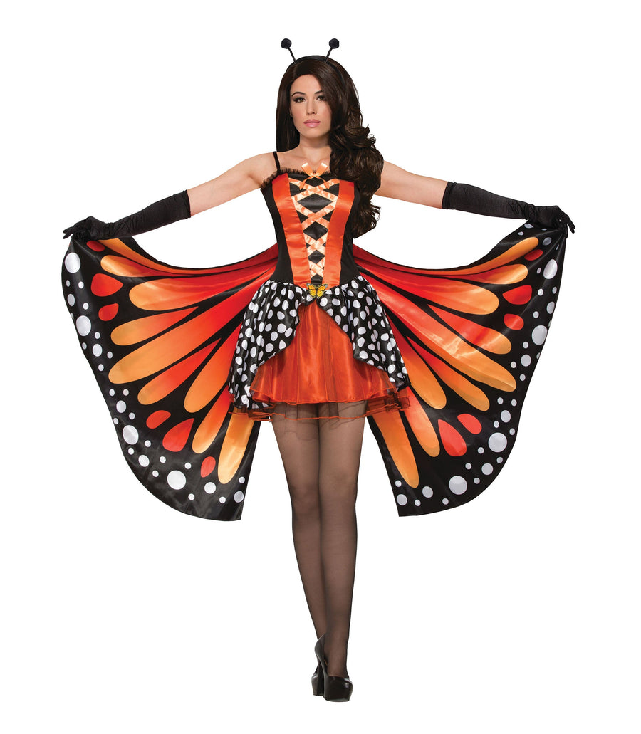 Miss Monarch Butterfly Costume Adult Uk Size 10 14_1
