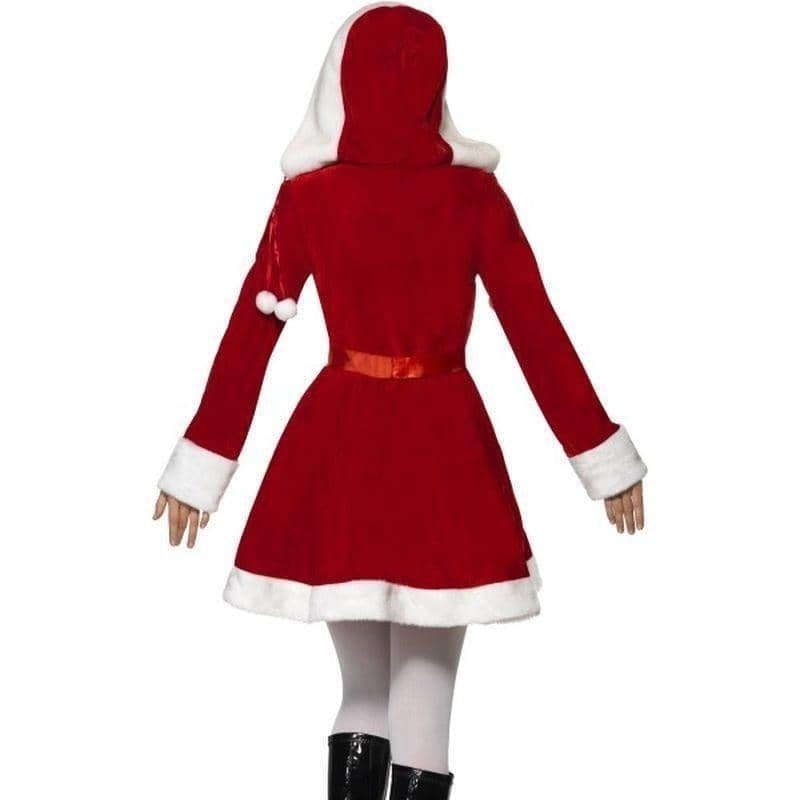 Miss Santa Costume with Hood Red Dress_2