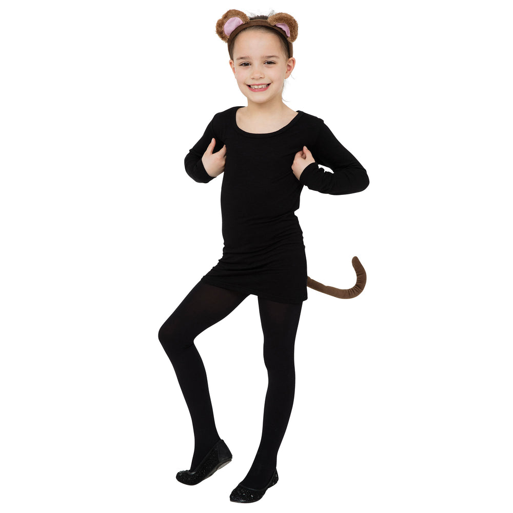 Monkey Set Ears with Tail Instant Costume Kit_2