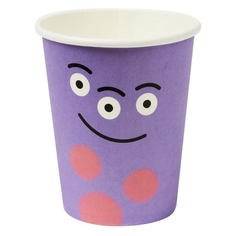 Monster Tableware Party Cups X8 9oz Purple_1