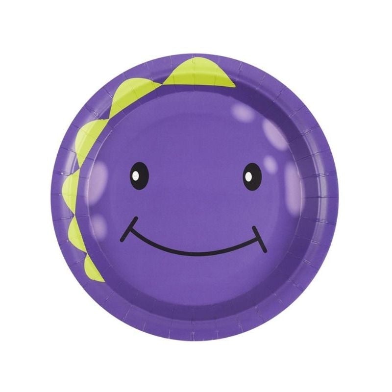 Monster Tableware Party Plates Purple X8_1