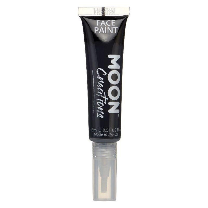 Moon Creations Face & Body Paints With Brush Applicator, 15ml Single Costume Make Up_17