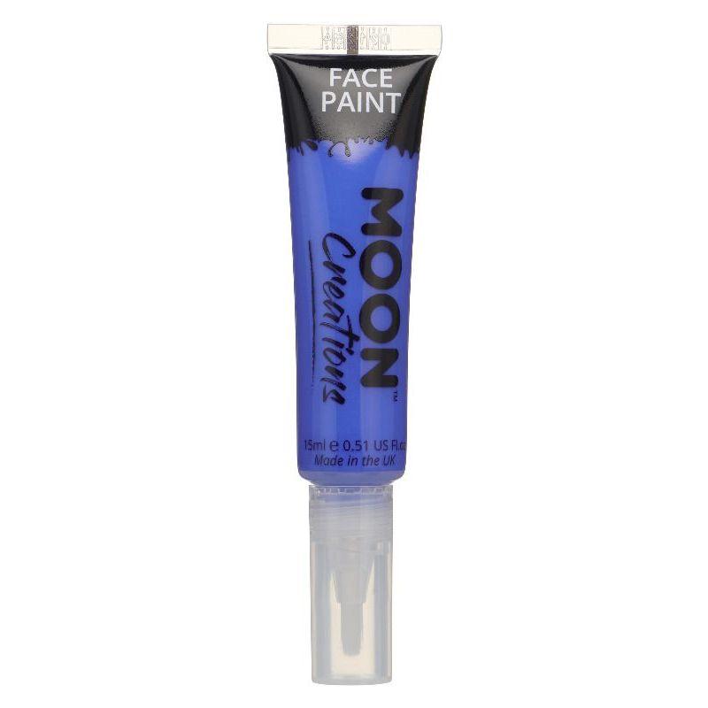 Moon Creations Face & Body Paints With Brush Applicator, 15ml Single Costume Make Up_18