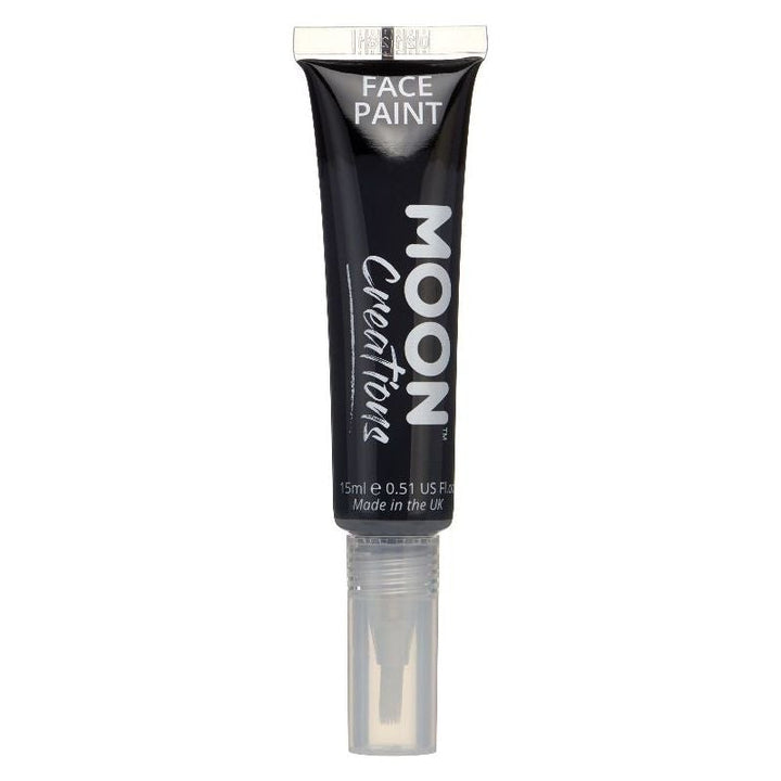 Moon Creations Face & Body Paints With Brush Applicator, 15ml Single Costume Make Up_1