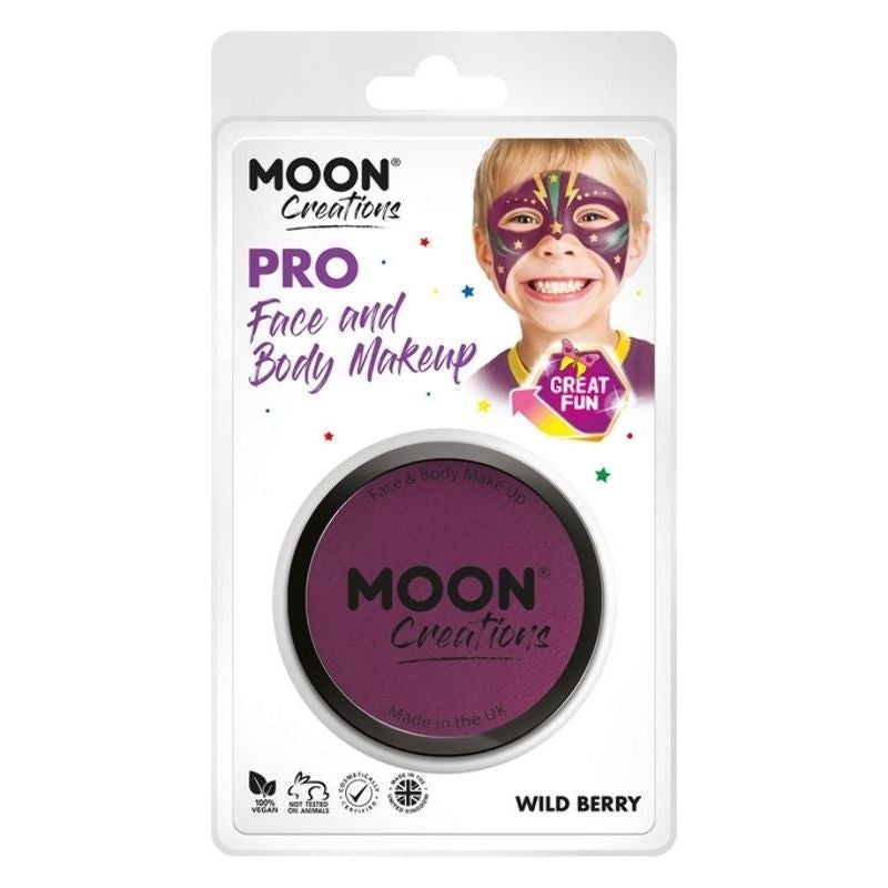 Moon Creations Pro Face Paint Cake Pot 36g Clamshell Costume Make Up_29
