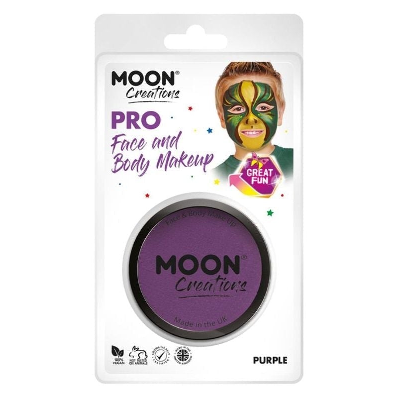 Moon Creations Pro Face Paint Cake Pot 36g Clamshell Costume Make Up_30
