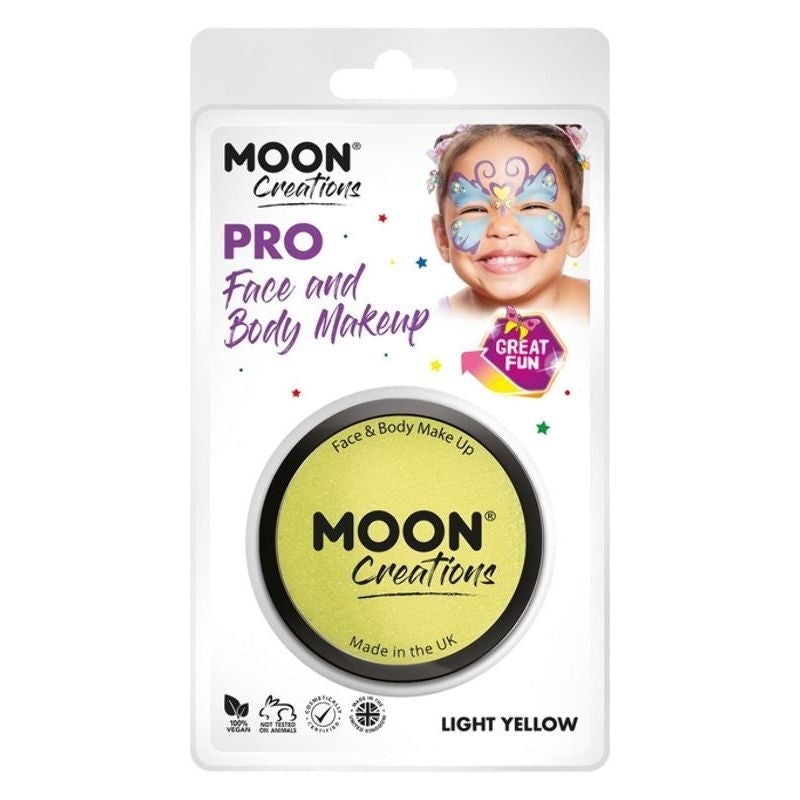Moon Creations Pro Face Paint Cake Pot 36g Clamshell Costume Make Up_36