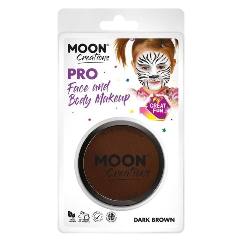 Size Chart Moon Creations Pro Face Paint Cake Pot 36g Clamshell Costume Make Up