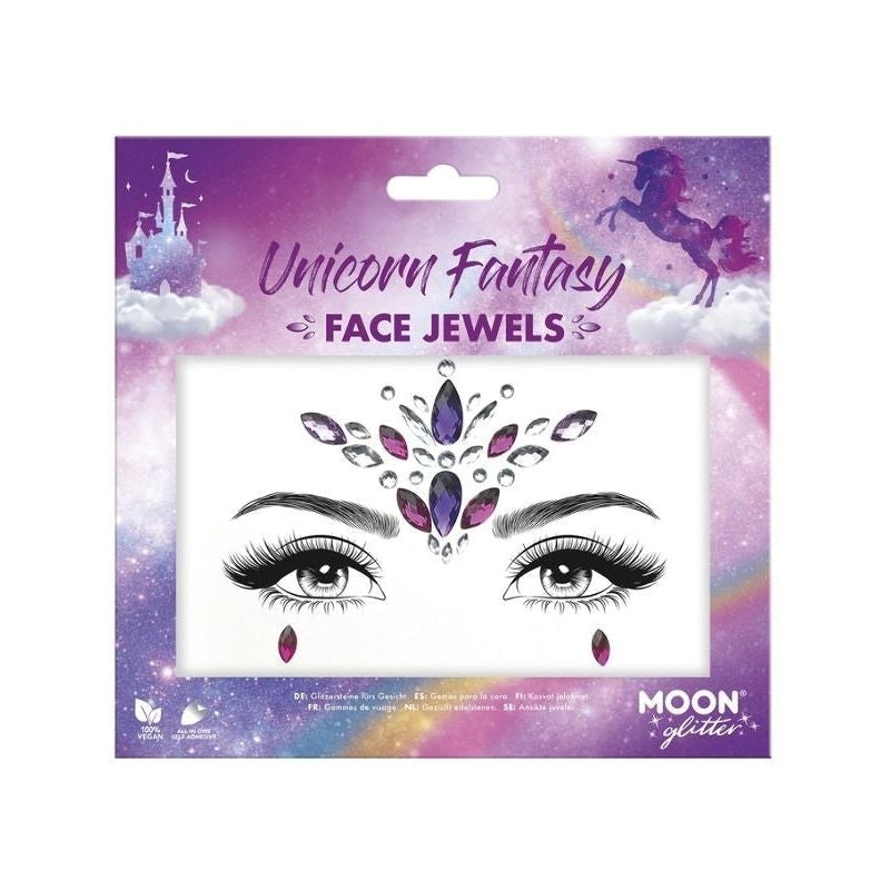 Moon Glitter Face Jewels Unicorn Fantasy Costume Make Up_1