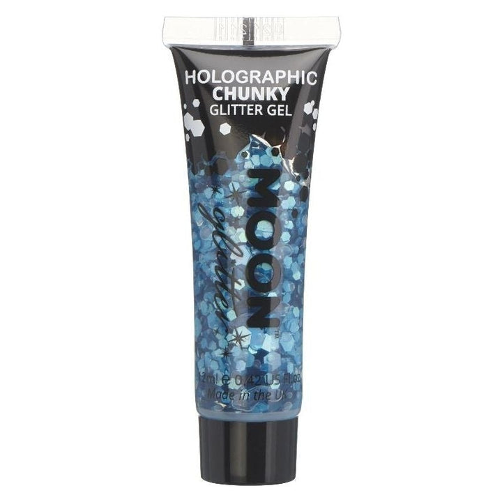 Moon Glitter Holographic Chunky Gel Single, 12ml Costume Make Up_2