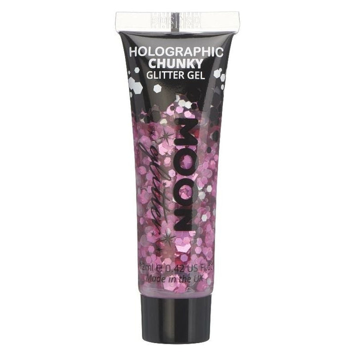 Moon Glitter Holographic Chunky Gel Single, 12ml Costume Make Up_5