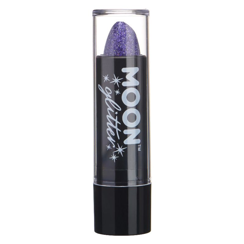 Moon Glitter Holographic Glitter Lipstick Purple G07565 Costume Make Up_1