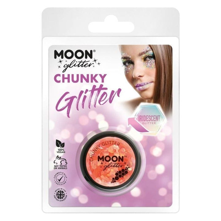 Moon Glitter Iridescent Chunky Clamshell, 3g Costume Make Up_2