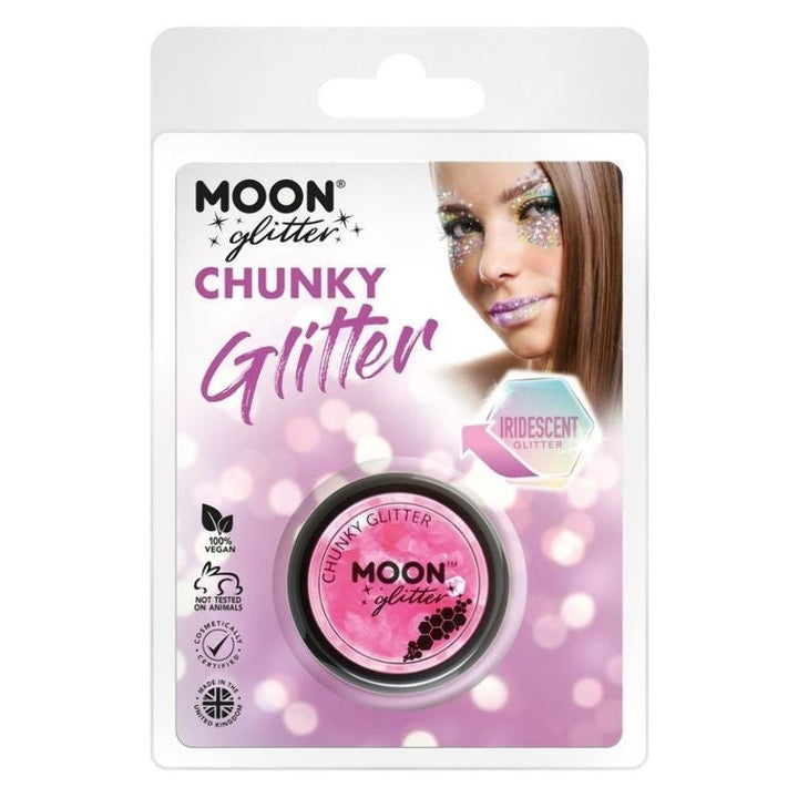 Moon Glitter Iridescent Chunky Clamshell, 3g Costume Make Up_3