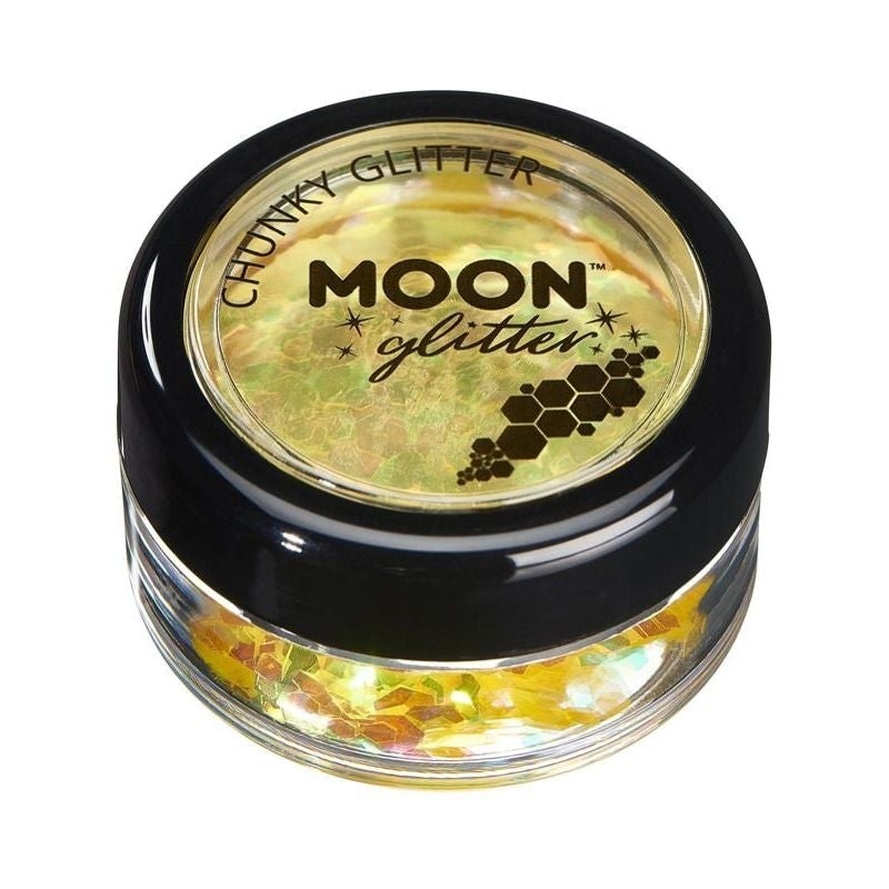 Size Chart Moon Glitter Iridescent Chunky Single, 3g Costume Make Up