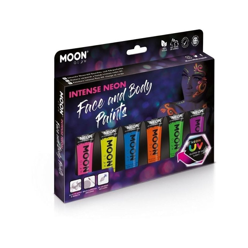 Moon Glow Intense Neon UV Face Paint Assorted M5366 Costume Make Up_1