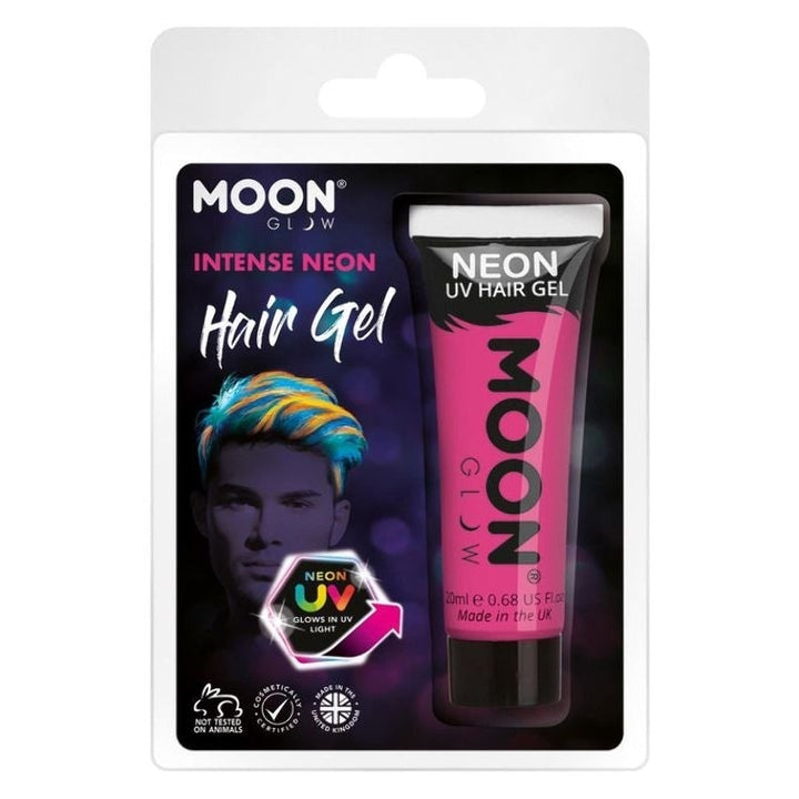 Moon Glow Intense Neon UV Hair Gel Clamshell, 20ml Costume Make Up_3