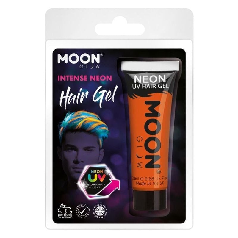 Moon Glow Intense Neon UV Hair Gel Clamshell, 20ml Costume Make Up_4