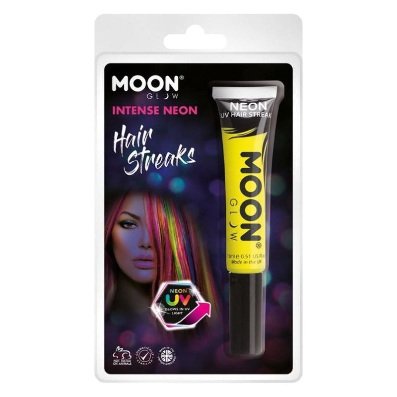Size Chart Moon Glow Intense Neon UV Hair Streaks Clamshell, 15ml M36541 Costume Make Up