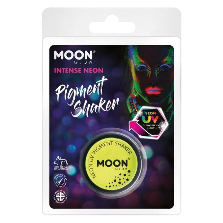 Size Chart Moon Glow Intense Neon UV Pigment Shakers Clamshell, 5g Costume Make Up